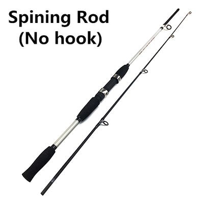 Fishing Rods Carbon Fiber Spinning/casting Ultra Light 1.5m/1.8m Solid Tip Fishing Rod