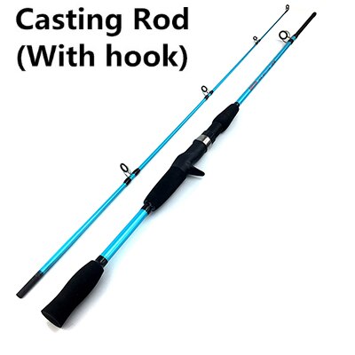 Fishing Rods Carbon Fiber Spinning/casting Ultra Light 1.5m/1.8m Solid Tip Fishing Rod